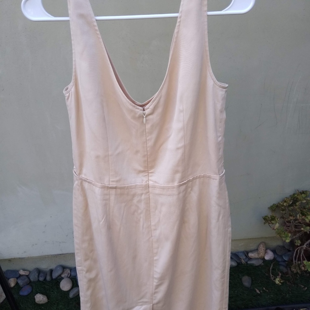 Talbots Beige Woven Sheath Dress size 10 - Picture 3 of 7